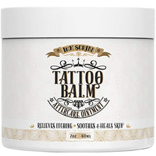 Load image into Gallery viewer, Premium Tattoo Aftercare Healing Balm Ointment - Ink Scribd - Relieves Itching, Soothes, Heals - Tattoo Intensifying Cream with All Natural and Anti-inflammatory Herbal Ingredients - Tattoo Care (2oz)