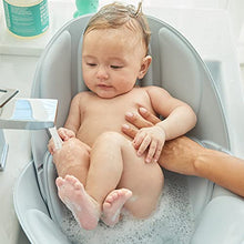 Load image into Gallery viewer, Soft Sink Baby Bath by Frida Baby Easy to Clean Baby Bathtub + Bath Cushion That Supports Baby's Head