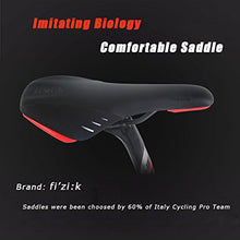 Load image into Gallery viewer, SAVADECK Phantom 2.0 Carbon Fiber Road Bike 700C Racing Bicycle with Ultegra 8000 22 Speed Group Set, 25C Tire and Fizik Saddle (Black Orange,54cm)