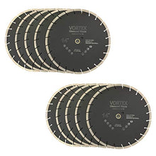 Load image into Gallery viewer, (10 Pack) VORTEX DIAMOND VPSA 14 inch Asphalt Dry Cutting Segmented Diamond Saw Blades (14" - 10pcs)