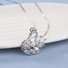 Load image into Gallery viewer, AAMOUSE Ladies Necklace Simple Fashion Accessories Exquisite Rhinestone Swan Temperament Woman JewelryTrinket Birthday PresentNew Year