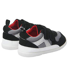 Load image into Gallery viewer, Kuner Baby Boys and Girls Cotton Rubber Sloe Outdoor Sneaker First Walkers Shoes (13.5cm(12-18months), Black)