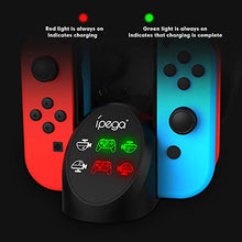 Load image into Gallery viewer, Charging Dock for Nintendo Switch, Charging Station for Nintendo Switch Joy Cons and Nintendo Switch Pro Controllers with LED Indicator