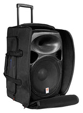 Load image into Gallery viewer, Rockville Rolling Travel Bag for Most 15" DJ PA Speakers w/Handle+Wheels (SB15)