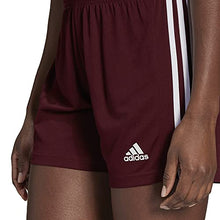 Load image into Gallery viewer, adidas Women's Squadra 21 Shorts, Team Maroon/White, X-Large