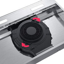 Load image into Gallery viewer, CIARRA CAB75918B 30 inch Range Hood with CACF006 Carbon Filters, Stainless Steel Stove Vent Hood for Kitchen