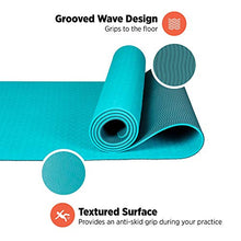 Load image into Gallery viewer, Retrospec Zuma Yoga Mat w/Nylon Strap for Men & Women - Non Slip Excercise Mat for Yoga, Pilates, Stretching, Floor & Fitness Workouts, 3602