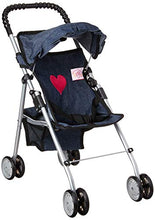 Load image into Gallery viewer, My First Doll Stroller Denim for Baby Doll