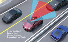 Load image into Gallery viewer, ICBEAMER 11.8" 300mm Easy Clip on Universal Fit Wide Angle Panoramic Auto Interior Rearview Mirror Flat Clear Surface
