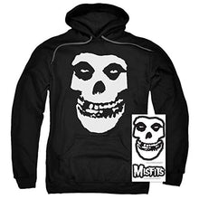 Load image into Gallery viewer, Misfits Officially Licensed Skull Pullover Hoodie Sweatshirt & Stickers (XX-Large)