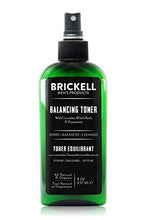 Load image into Gallery viewer, Brickell Men's Balancing Toner For Men, Natural and Organic Alcohol-Free Cucumber, Mint Facial Toner with Witch Hazel, 8 Ounce, Scented