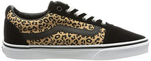 Load image into Gallery viewer, Vans Women's Low-Top Trainers Sneaker, Cheetah Black White, 7.5