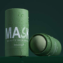 Load image into Gallery viewer, Green Tea Purifying Clay Face Mask, Blackhead Remover Oil Control Face Moisturizes Deep Clean Pore Purifying Clay Stick Deep Cleansing Mask, Exfoliating Mask for All Skin Men Women