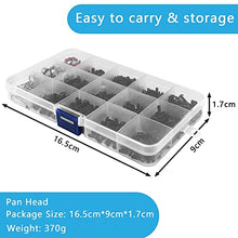 Load image into Gallery viewer, 500Pcs RC Screw Kit RC Repair Tool Assortment Set Universal Screws Hardware Fasteners Set RC Spare Parts & Repair Accessories Set for 1/8 1/10 1/12 1/16 Scale RC Cars Truck Crawler DIY Parts