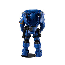 Load image into Gallery viewer, McFarlane Toys Warhammer 40,000 Ultramarines Reiver with Bolt Carbine & Base 7" Action Figure