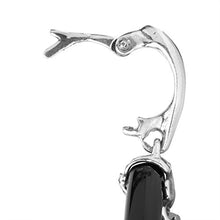 Load image into Gallery viewer, Carolyn Pollack Sterling Silver White and Black Agate, Pink Rhodochrosite and Blue Lace Agate Gemstone Pendant Enhancer