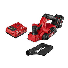Load image into Gallery viewer, SKIL PWRCore 20 Brushless 20V 3-1/4 Inch Planer, Includes 4.0Ah Lithium Battery and PWRJump Charger - PL593802