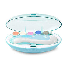 Load image into Gallery viewer, Electric Baby Nail Trimmer - Safe Toenail and Fingernails Care Trim with LED Light for Infant Toddlers Kids Adults - with 6 Interchangeable Pads and Adjustable Speed
