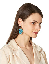 Load image into Gallery viewer, 14k Gold Plated Imitation Agate Acrylic Resin Earrings Starry Sky Dangle Earrings with Stud for Valentines/Mothers-Day, Birthday, Day,Women/Girl Gift