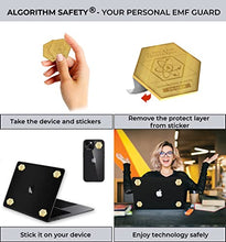 Load image into Gallery viewer, 5G&EMF Blockers for Mobile Phones – EMF Protection Cell Phone Stickers - 24K Gold Neutralizer - 5G Mobile Phone Protector - Anti-Radiation Shields - 5G Protection for All Devices - BIO Card&Saver Chip