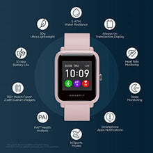 Load image into Gallery viewer, Amazfit Bip S Lite Smart Watch Fitness Tracker for Women, 30 Days Battery Life, 1.28”Always-on Display, 14 Sports Modes, Heart Rate & Sleep Monitor, 5 ATM Waterproof, for Android Phone iPhone(Pink)