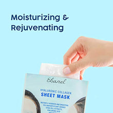 Load image into Gallery viewer, Ebanel 20 Pack Collagen Face Mask, Instant Brightening & Hydrating Face Sheet Mask with Aloe Vera, Hyaluronic Acid, Vitamin C and E, Chamomile, Anti Aging Face Mask with Hydrolyzed Collagen, Peptide