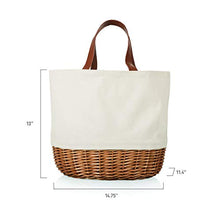 Load image into Gallery viewer, PICNIC TIME Picnic Basket Cream Canvas One Size