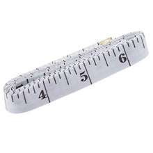 Load image into Gallery viewer, Soft Tape Measure Double Scale Body Sewing Flexible Ruler for Weight Loss Medical Body Measurement Sewing Tailor Craft Vinyl Ruler, Has Centimetre Scale on Reverse Side 60-inch(White)