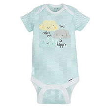 Load image into Gallery viewer, Gerber Baby 5-Pack Variety Onesies Bodysuits, Clouds, 6-9 Months