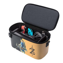 Load image into Gallery viewer, PDP Gaming Officially Licensed Switch Pull-N-Go Travel Case - Zelda Breath of the WIld - Semi-Hardshell Protection - Protective PU Leather - Holds 14 Games - Works with Switch OLED & Lite