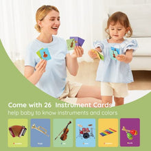 Load image into Gallery viewer, Baby Musical Mats with 25 Music Sounds, Musical Toys Child Floor Piano Keyboard Mat Carpet Animal Blanket Touch Playmat Early Education Toys for Baby Girls Boys Toddlers (1 to 5 Years Old)
