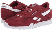 Load image into Gallery viewer, Reebok Unisex-Child Classic Nylon Sneaker, Rugged Maroon/Rugged Maroon/White, 7