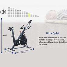 Load image into Gallery viewer, HouseFit Indoor Cycling Stationary Exercise Bike - Cycle Bike with Magnetic Resistance, Quiet Belt Drive and LCD Monitor & Comfortable Seat Cushion