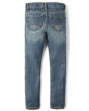Load image into Gallery viewer, The Children's Place boys Stretch Skinny Jeans, Tide Pool, 4 husky