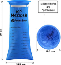 Load image into Gallery viewer, MP MOZZPAK Vomit Bags – 60 Pack – 1000ml Emesis Bags – Leak Resistant, Medical Grade, Portable, Disposable Barf Bags, Puke, Throw Up, Nausea Bags for Travel Motion Sickness, Car & Aircraft, Kids, Taxi