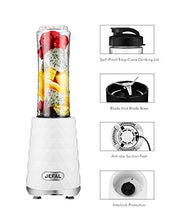 Load image into Gallery viewer, JEFAL Personal Small Blender Smoothie Maker,Portable Juicer Blender Electric High-Speed Mixer with Tritan Travel Sport Bottle, BPA-Free, Portable Blender for Shakes and Smoothies