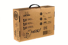 Load image into Gallery viewer, Cat Box Eco Cat Toilet for Four Weeks. Ready to use Shatter-Resistant Anti-Breaking Self-Cleaning Kitty Litter Cardboard Box Tray Refills Non-Clumping Wood Mineral Cat Litter Smell up to 25-30 Days