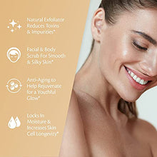 Load image into Gallery viewer, M3 Naturals Arabica Coffee Body Scrub with Collagen & Stem Cell - Exfoliating Body Scrubber & Face Cleanser - Fight Skin Care Appearance - Cellulite, Fine Line, Stretch Mark & Spider Veins 12 oz