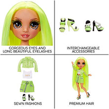 Load image into Gallery viewer, Rainbow High Karma Nichols – Neon Green Fashion Doll with 2 Doll Outfits to Mix & Match and Doll Accessories, Great Gift for Kids 6-12 Years Old