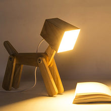 Load image into Gallery viewer, HROOME Cute Dog Lamp for Kids Bedside Bedroom Reading - Cool Desk / Table 3 Ways Dimmable Touch Nightstand Light for Living Room Farmhouse Boys Girls Gift, Dorm, Home, Office(Warm White 2800-3200k)