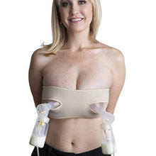 Load image into Gallery viewer, Pump Strap Handsfree Strapless Pumping Bra for Breastfeeding Women, Easy Size-Adjustable Pumping Bra (A/DD, Beige)