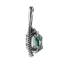 Load image into Gallery viewer, Carolyn Pollack Sterling Silver Malachite Charm