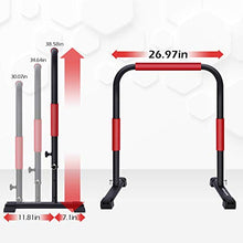 Load image into Gallery viewer, Sportsroyals Dip Station Dip Bar Parallel Bars for Home Workout with 400 LBS Loading Capacity