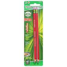 Load image into Gallery viewer, Ticonderoga Erasable Checking Pencils, Eraser Tipped, Pre-Sharpened, Red, 4 Pack (2 pencils per Pack) (13901)