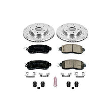 Load image into Gallery viewer, Power Stop K6494 Front Z23 Carbon Fiber Brake Pads with Drilled & Slotted Brake Rotors Kit