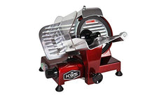 Load image into Gallery viewer, KWS MS-6RT Premium 200w Electric Meat Slicer 6-Inch in Red Teflon Blade, Frozen Meat Deli Meat Cheese Food Slicer Low Noises Commercial and Home Use