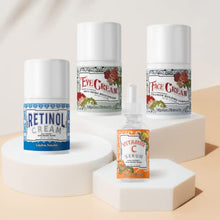 Load image into Gallery viewer, LilyAna Naturals Skincare Gift Set - Retinol Cream, Vitamin C Serum, Eye Cream and Face Cream Moisturizer - Anti Aging Skin Care Sets for Women