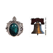 Load image into Gallery viewer, NOVICA Multi-Gem Reconstituted Turquoise .925 Sterling Silver Cocktail Ring 'Teal Turtle'