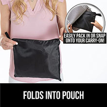 Load image into Gallery viewer, Gorilla Grip Durable Easy Carry Gate Check Airport Protector Bag, Padded Straps, Fits Convertible Car Seats, Infant Carriers, Booster Seat, Air Travel Cover for Airplane Flying, Baby, Toddler, Black