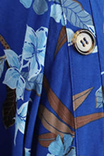 Load image into Gallery viewer, Texsong Women's Casual 3/4 Sleeve Floral Print Bow Tie Tuinic Blouse Top,L